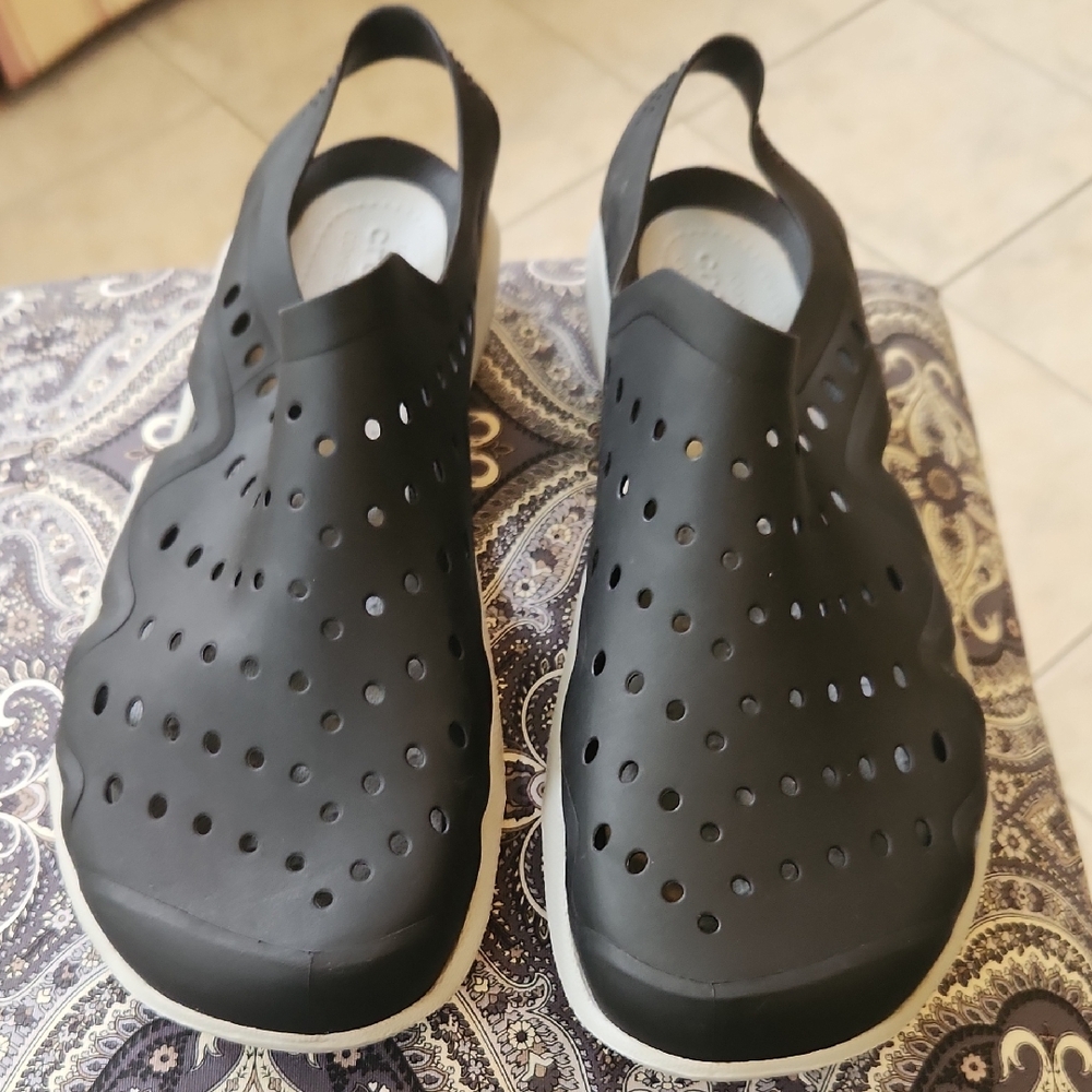 CROCS Black Sandals with Signature Comfort and Style